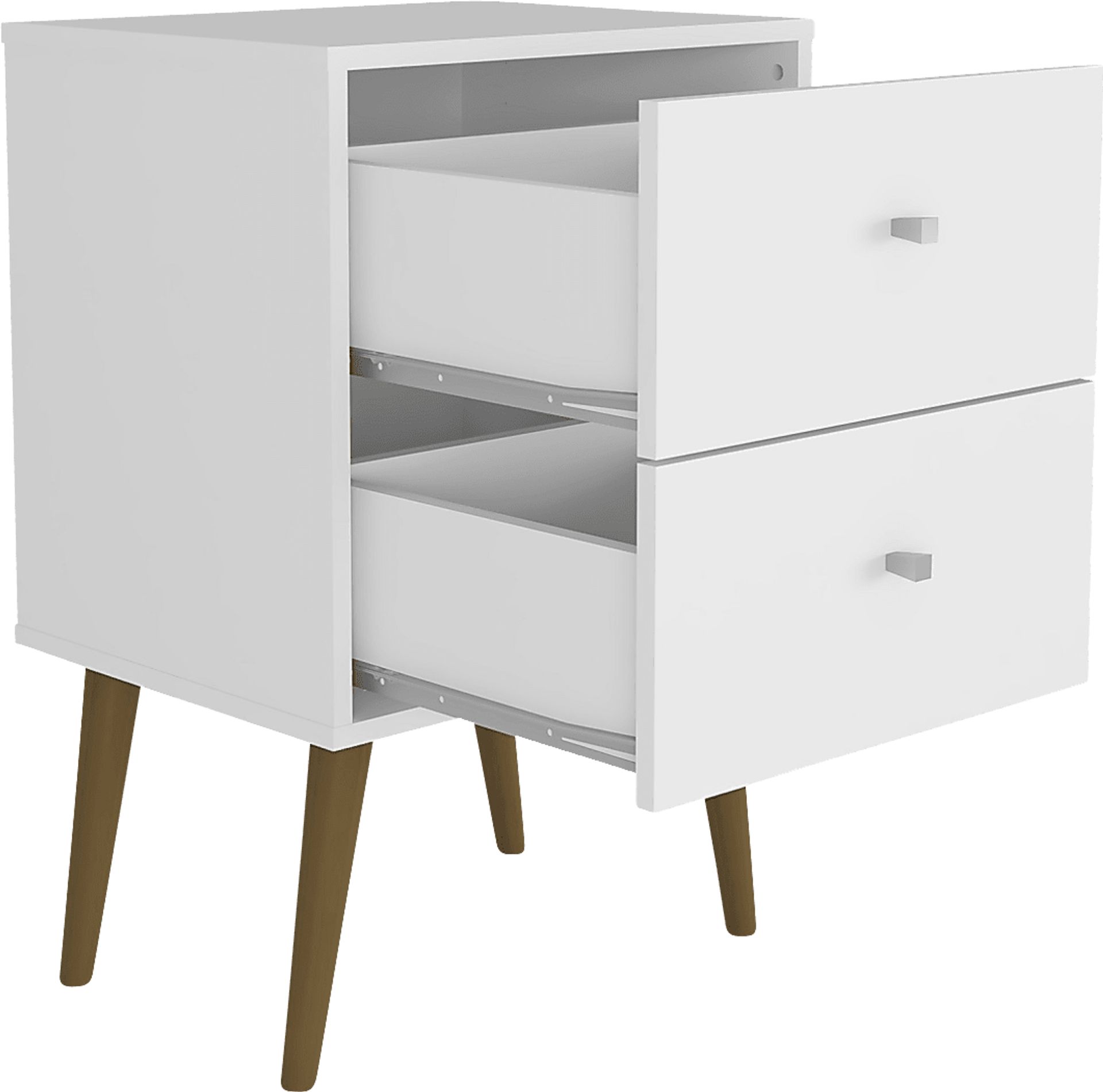 Alamitos V White Nightstand - Image 3