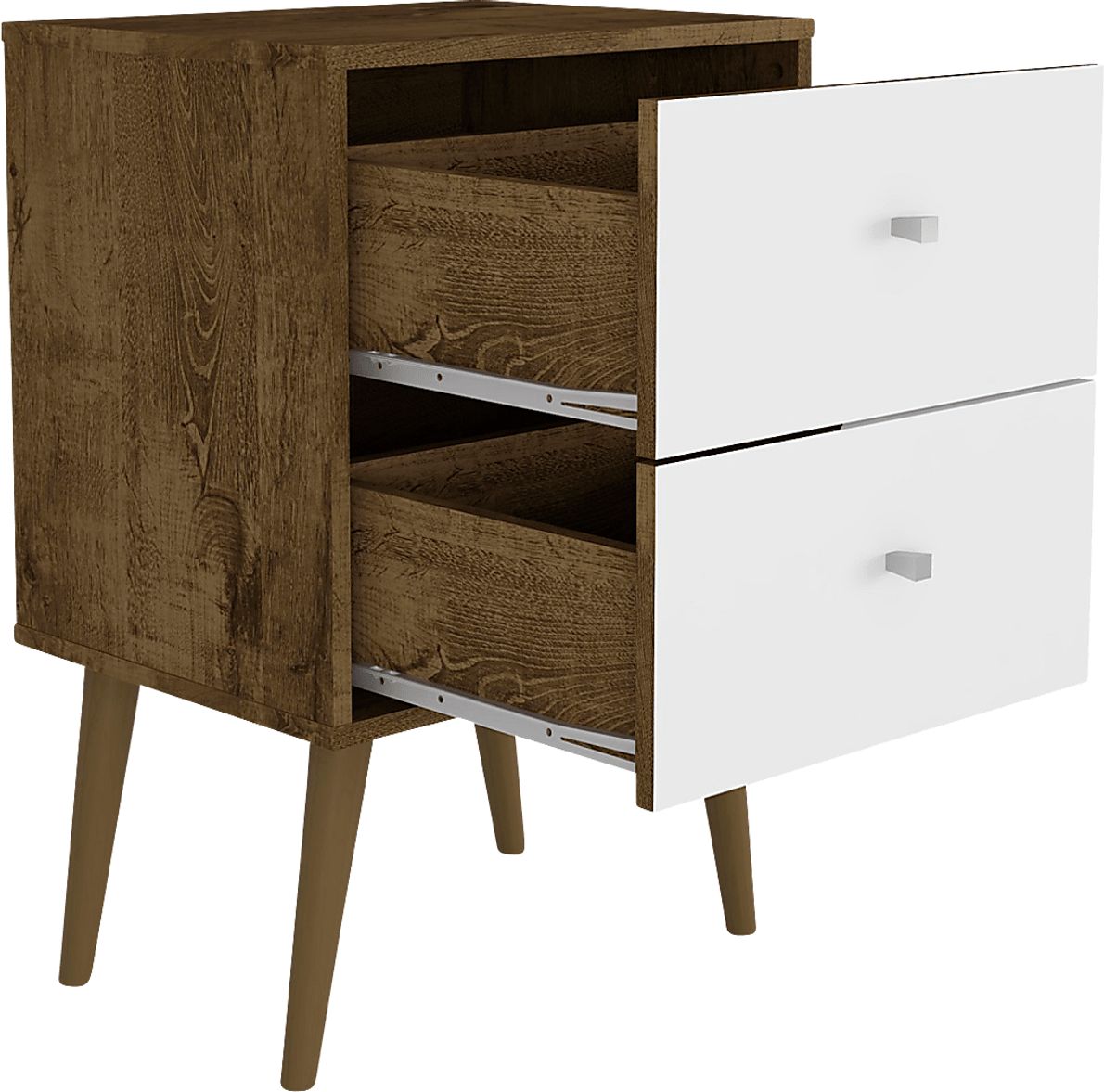 Alamitos VI White Nightstand