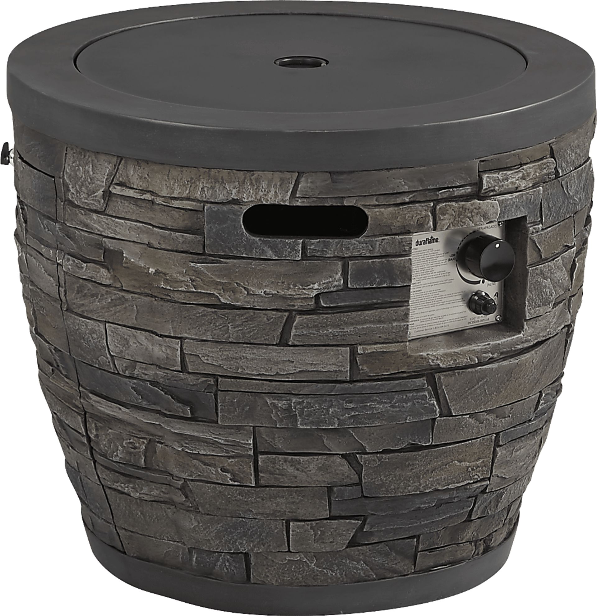 Alamo Heights Dark Gray Outdoor Fire Pit - Image 2