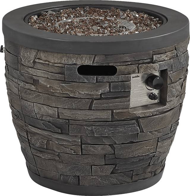 Alamo Heights Dark Gray Outdoor Fire Pit - Thumbnail - Image 3