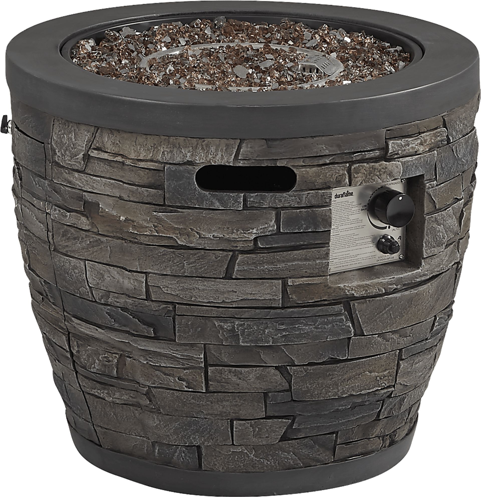 Alamo Heights Dark Gray Outdoor Fire Pit - Image 3