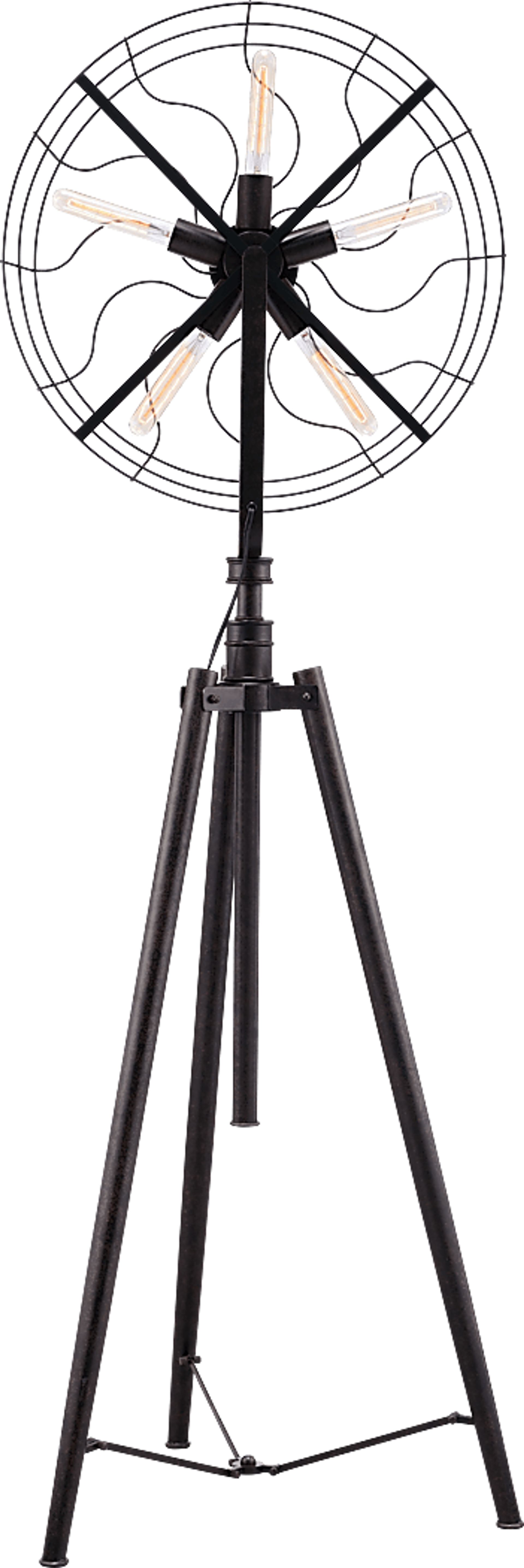 Alamosa Bay Gray Floor Lamp - Image 1