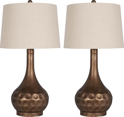 Alamosa Lane Copper Lamp, Set of 2