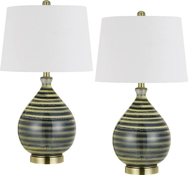 Alandee Yellow Lamp, Set of 2 - Thumbnail - Image 1