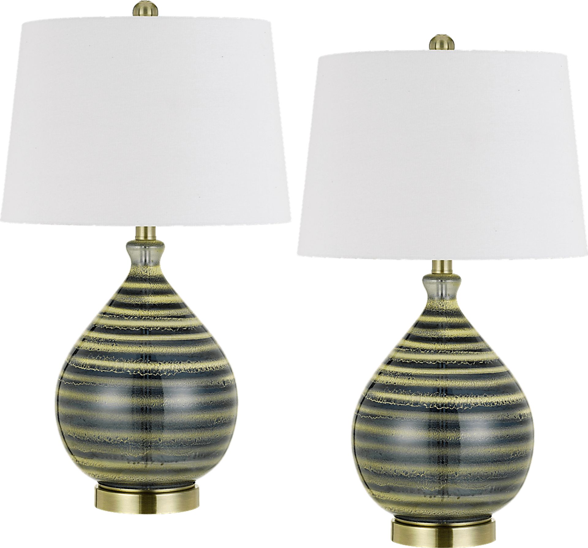 Alandee Yellow Lamp, Set of 2 - Image 1