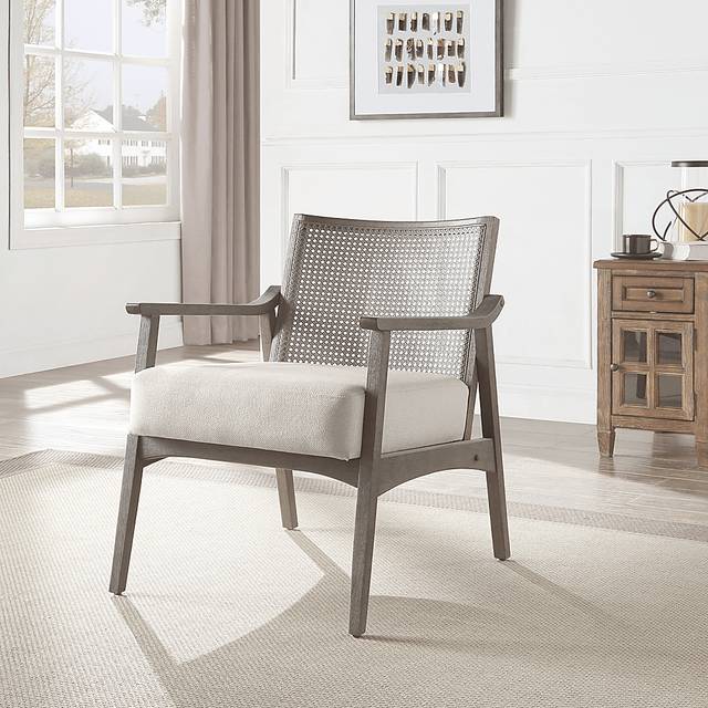 Alanios Gray Accent Chair - Thumbnail - Image 2
