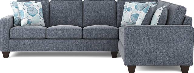 Alanis Bay Blue 2 Pc Sectional - Thumbnail - Image 3