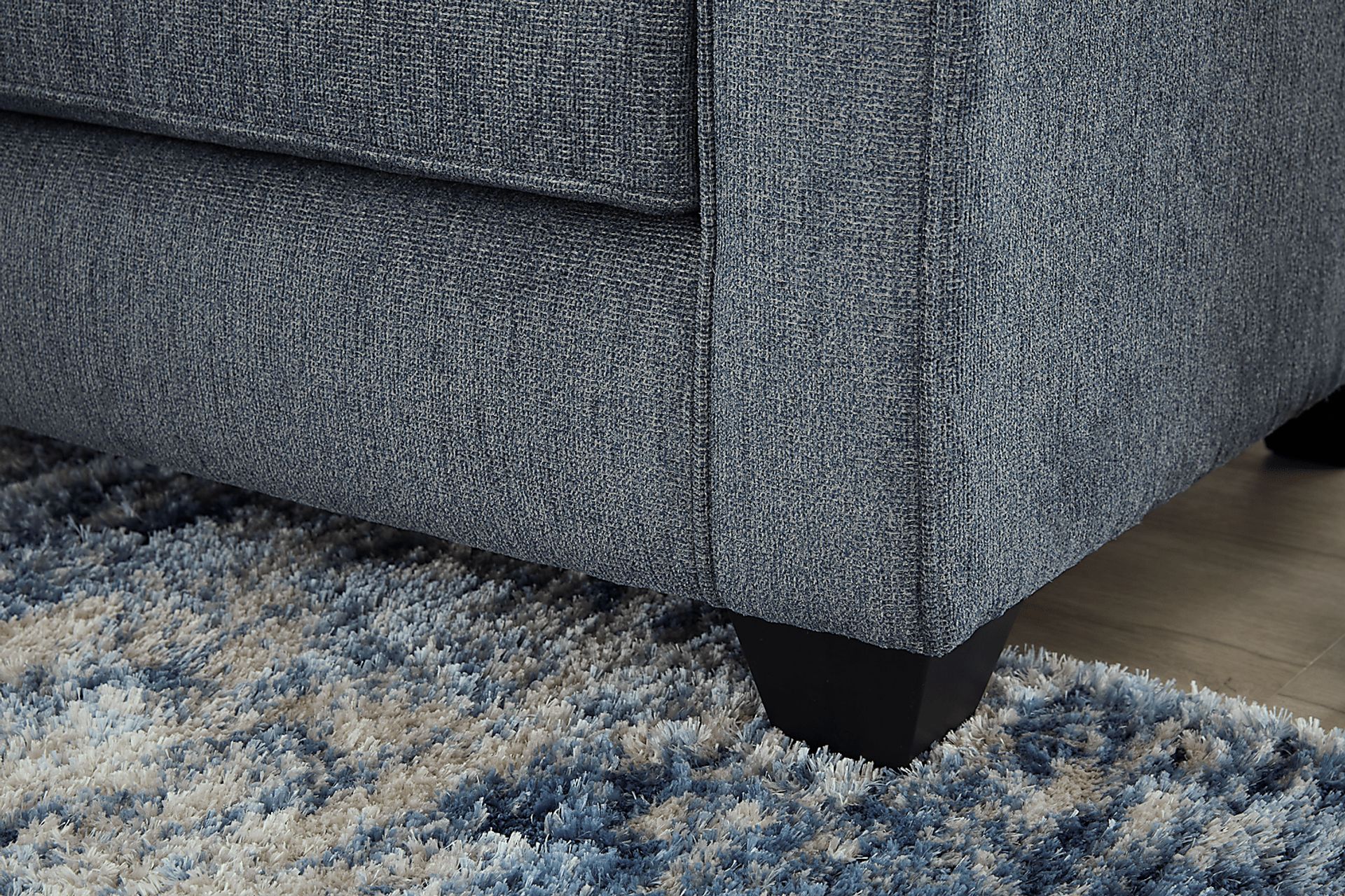 Alanis Bay Blue 2 Pc Sleeper Sectional - Image 7