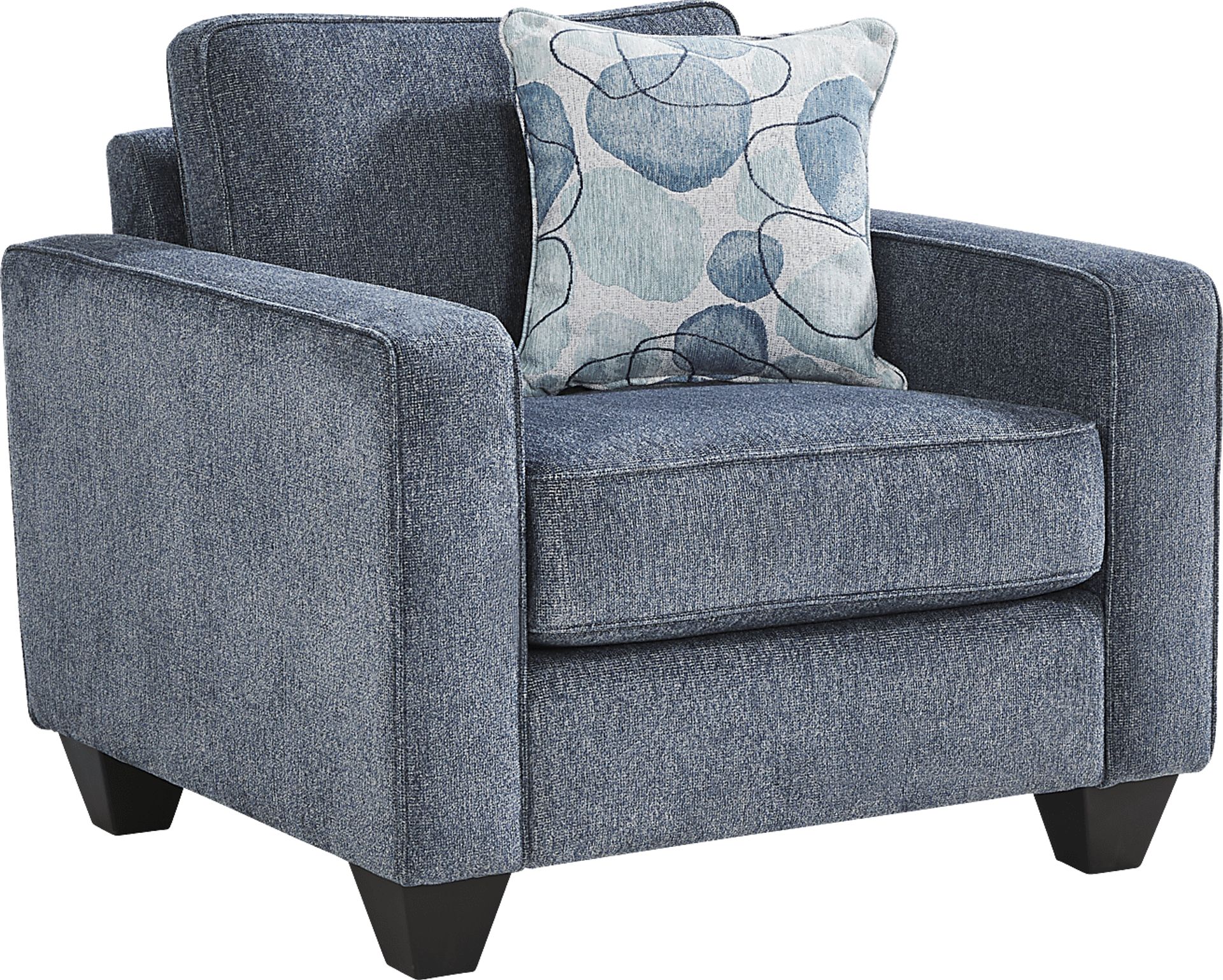Alanis Bay Blue 8 Pc Living Room - Image 8