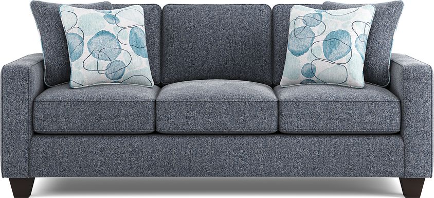 Alanis Bay Blue Gel Foam Sleeper Sofa