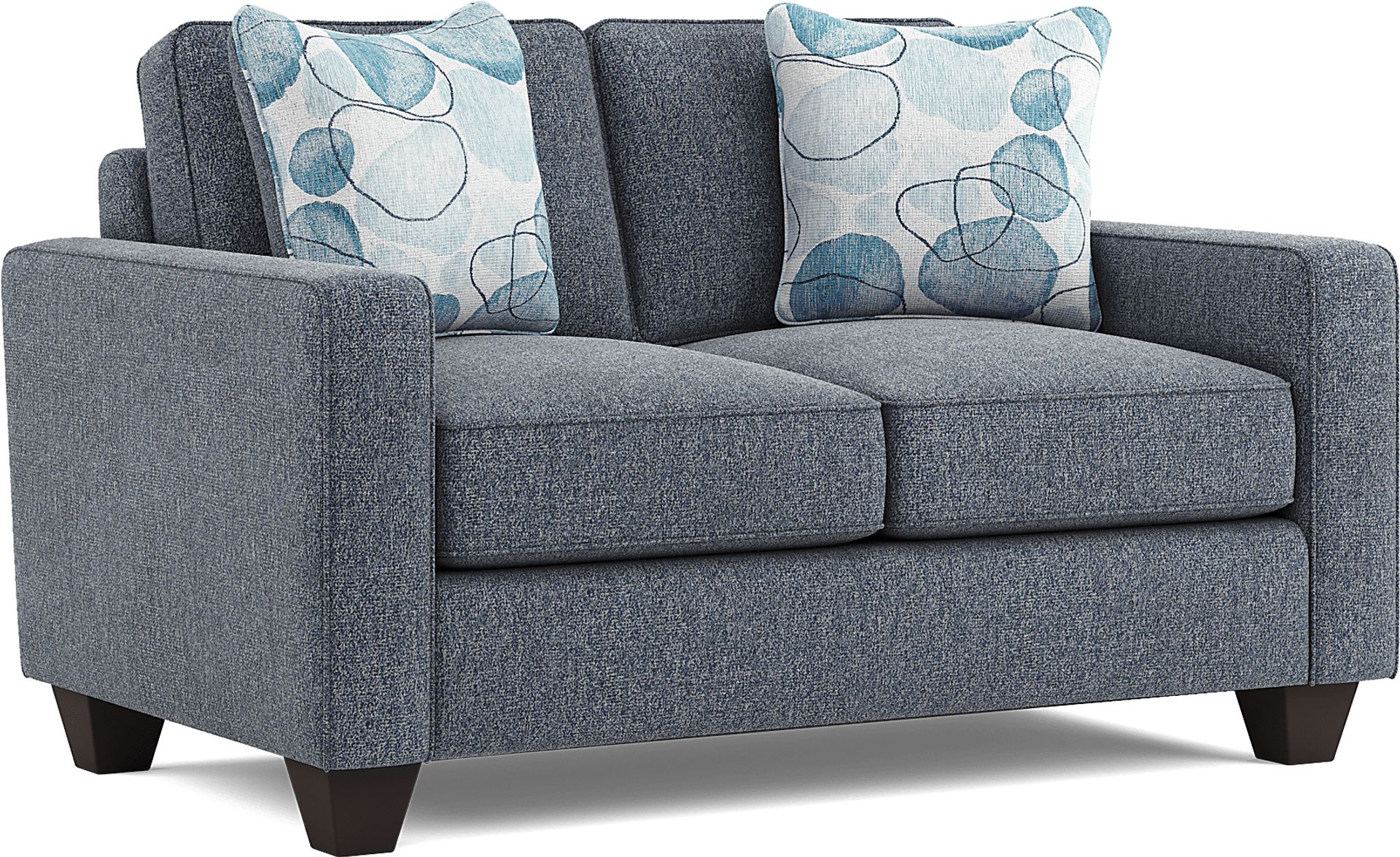 Alanis Bay Blue 5 Pc Living Room - Image 8