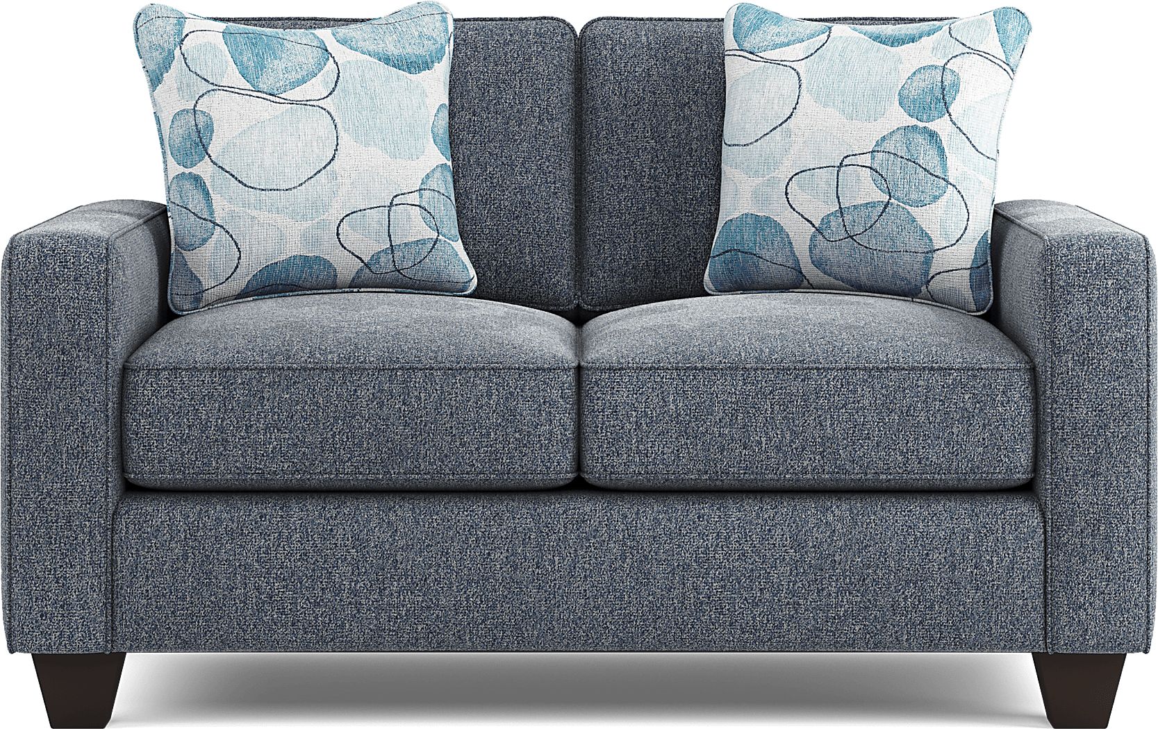 Alanis Bay Blue Loveseat