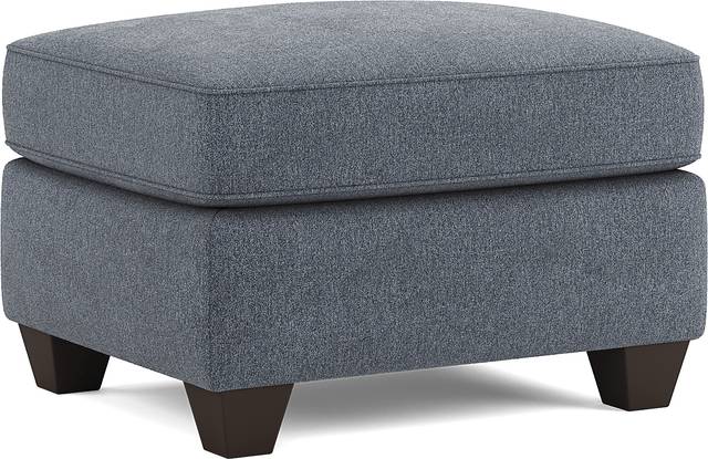 Alanis Bay Blue Ottoman - Thumbnail - Image 1