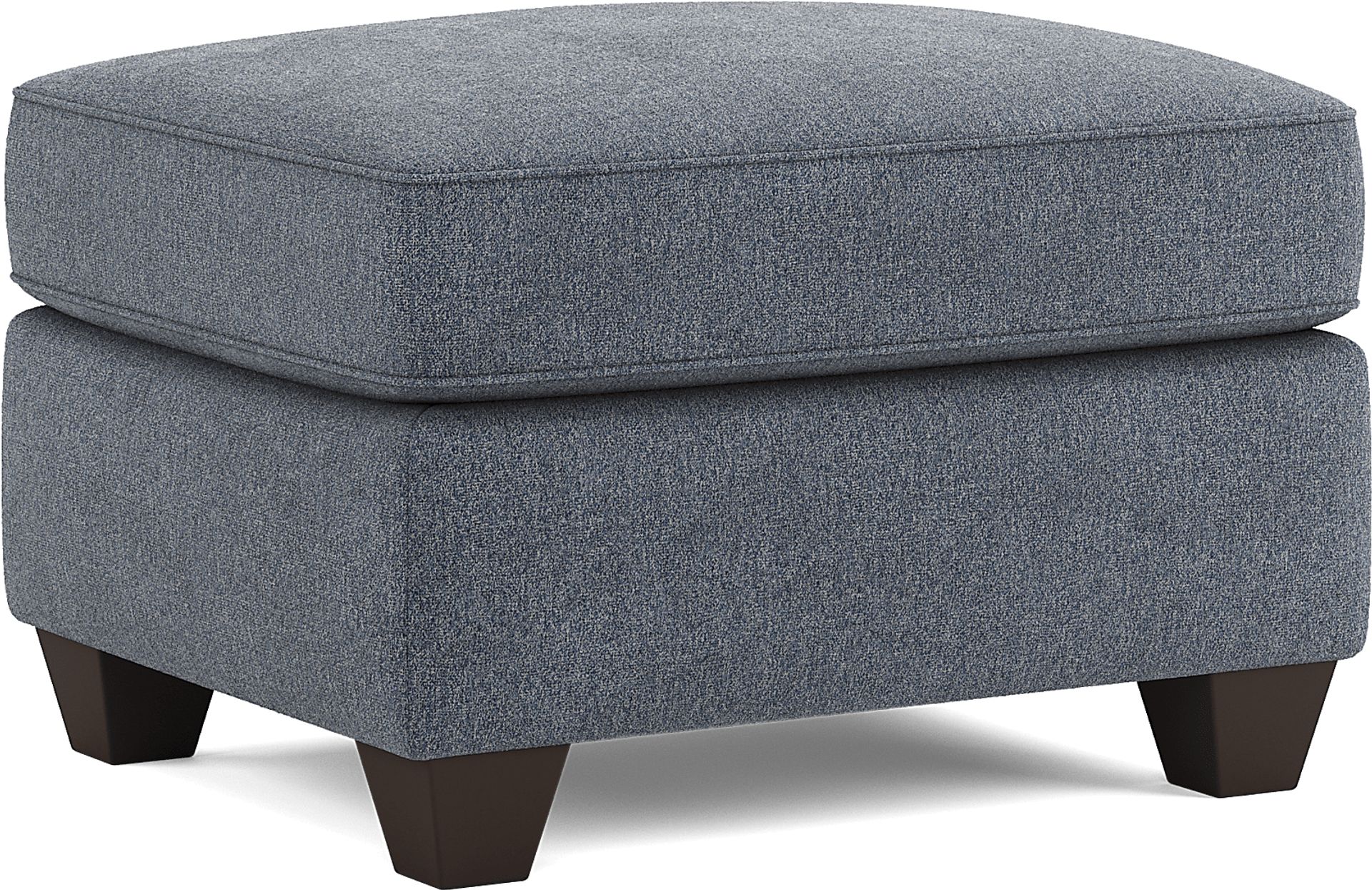 Alanis Bay Blue Ottoman - Image 1