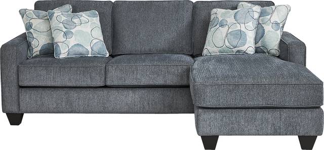 Alanis Bay Blue Sleeper Chaise - Thumbnail - Image 1