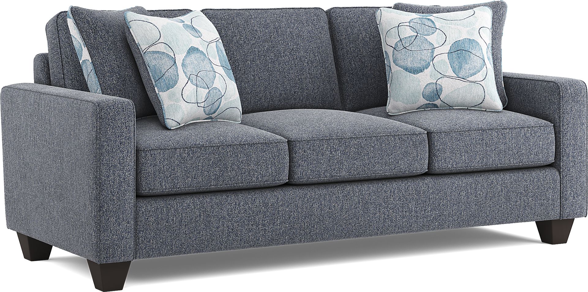 Alanis Bay Blue Sleeper Sofa - Image 3