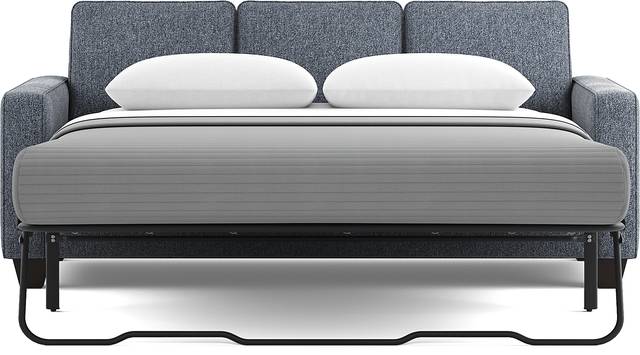 Alanis Bay Blue Sleeper Sofa - Thumbnail - Image 4