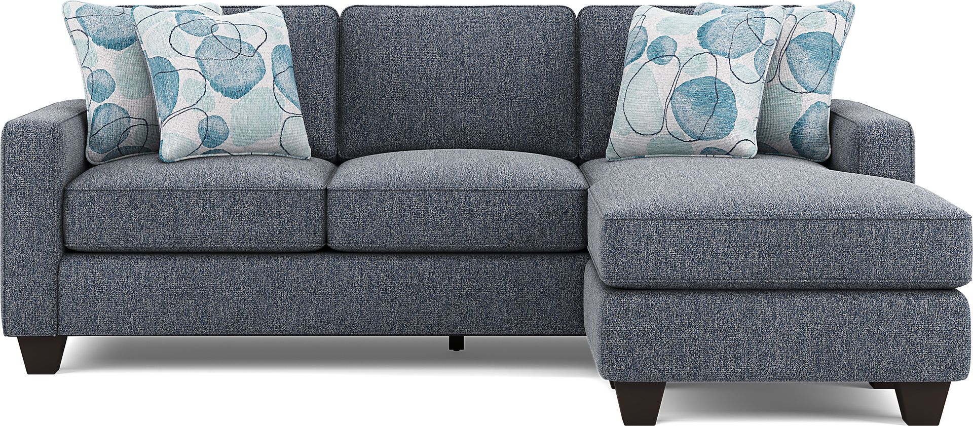 Alanis Bay Blue 4 Pc Living Room - Image 3