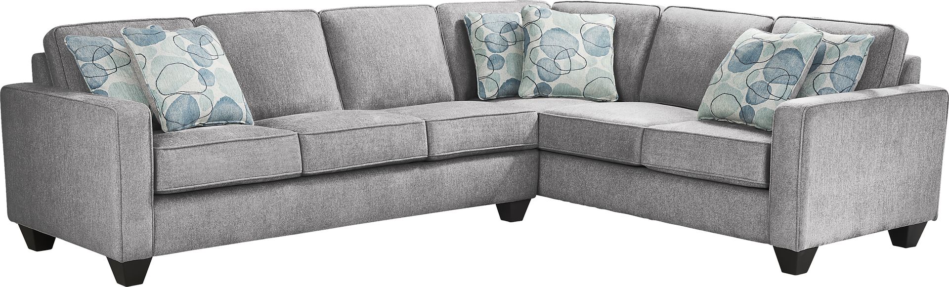 Alanis Bay Gray 2 Pc Sectional - Image 1