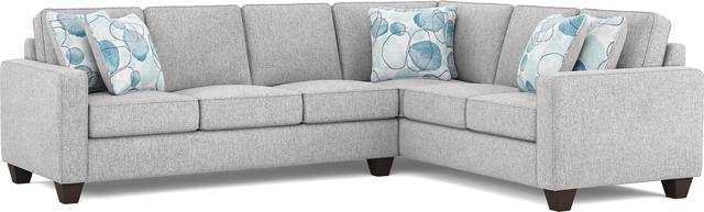 Alanis Bay Gray 5 Pc Sectional Living Room - Thumbnail - Image 2