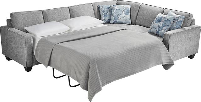 Alanis Bay Gray 2 Pc Sleeper Sectional - Thumbnail - Image 3