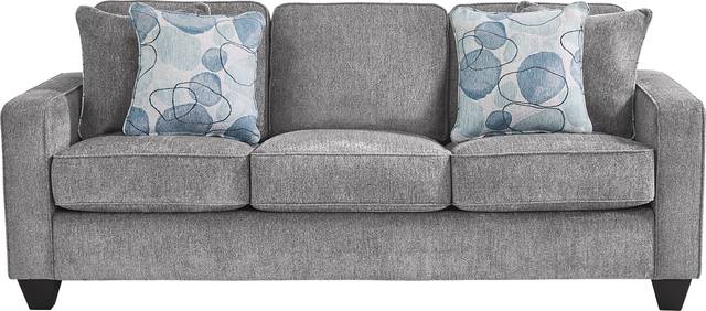 Alanis Bay Gray Gel Foam Sleeper Sofa - Thumbnail - Image 1