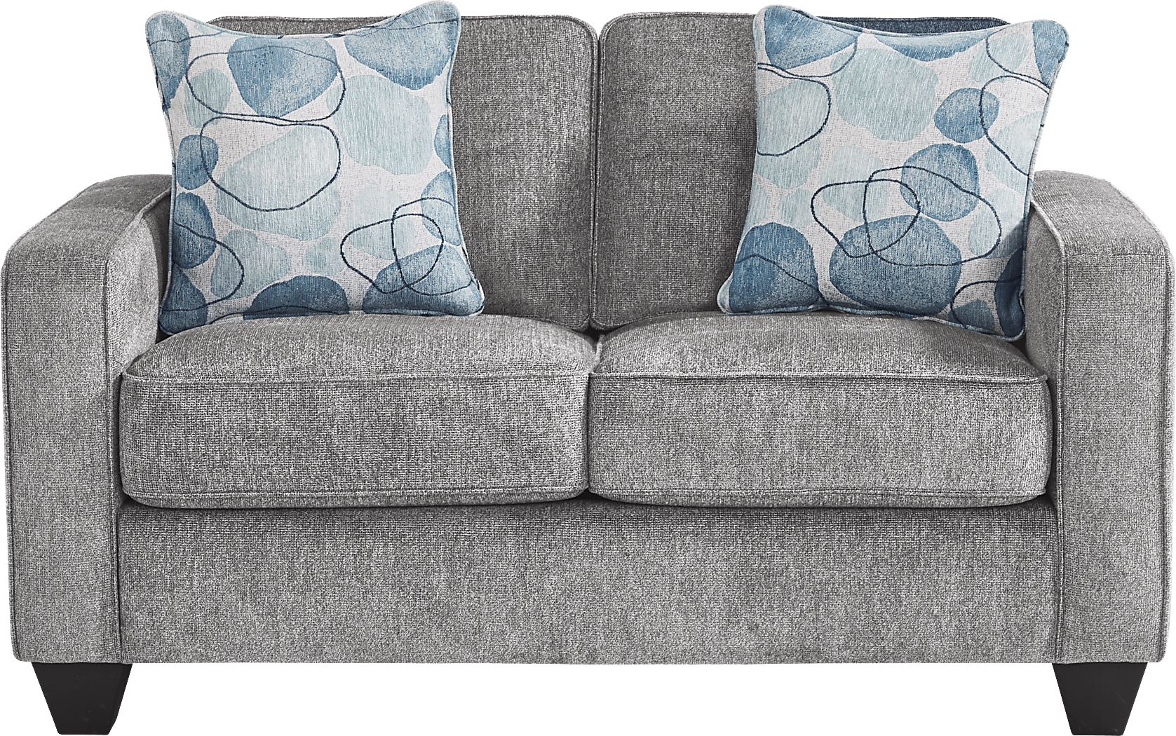Alanis Bay Gray Loveseat
