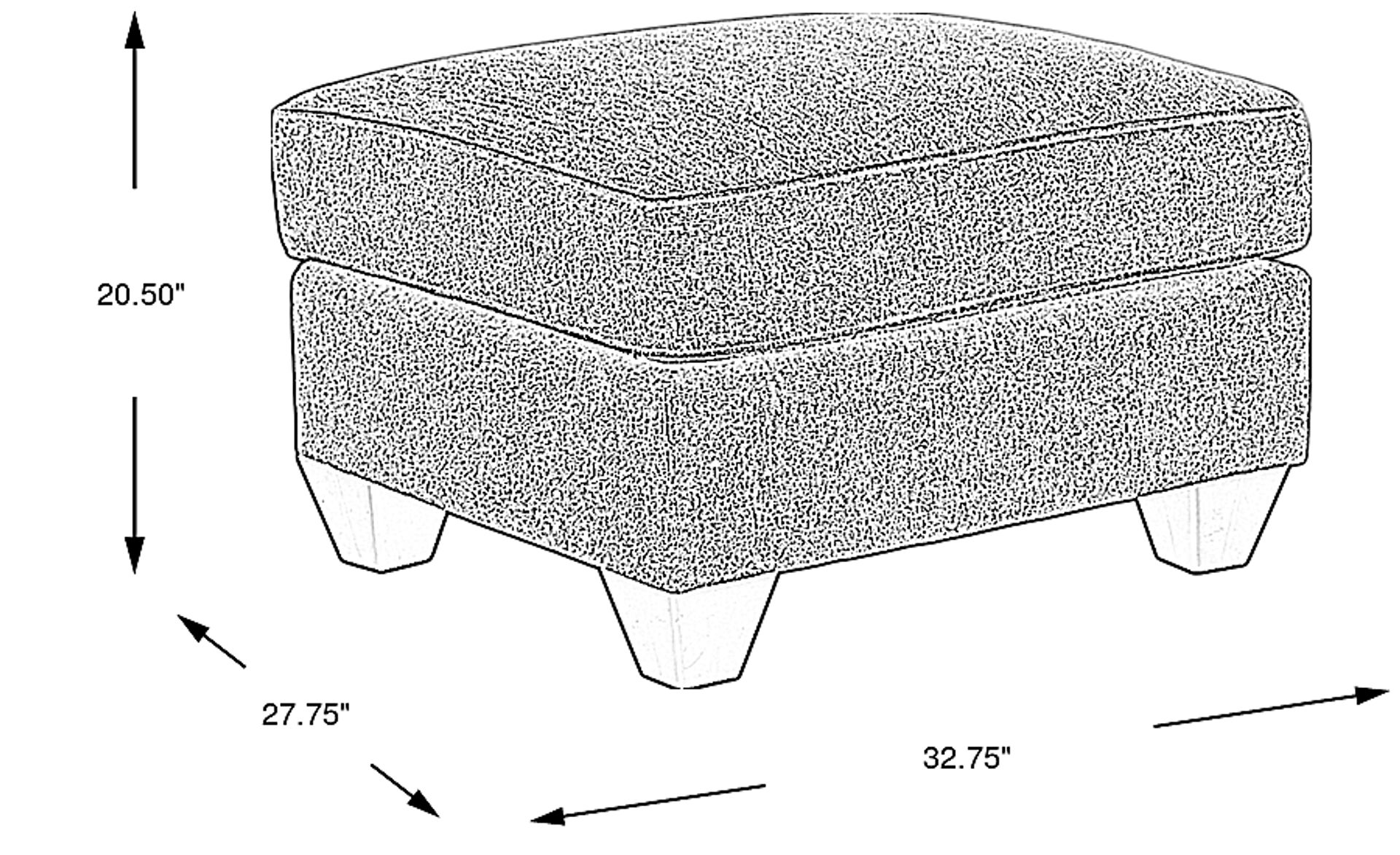 Dimension Image. Please refer to the Dimension Tab on this page for dimension details.