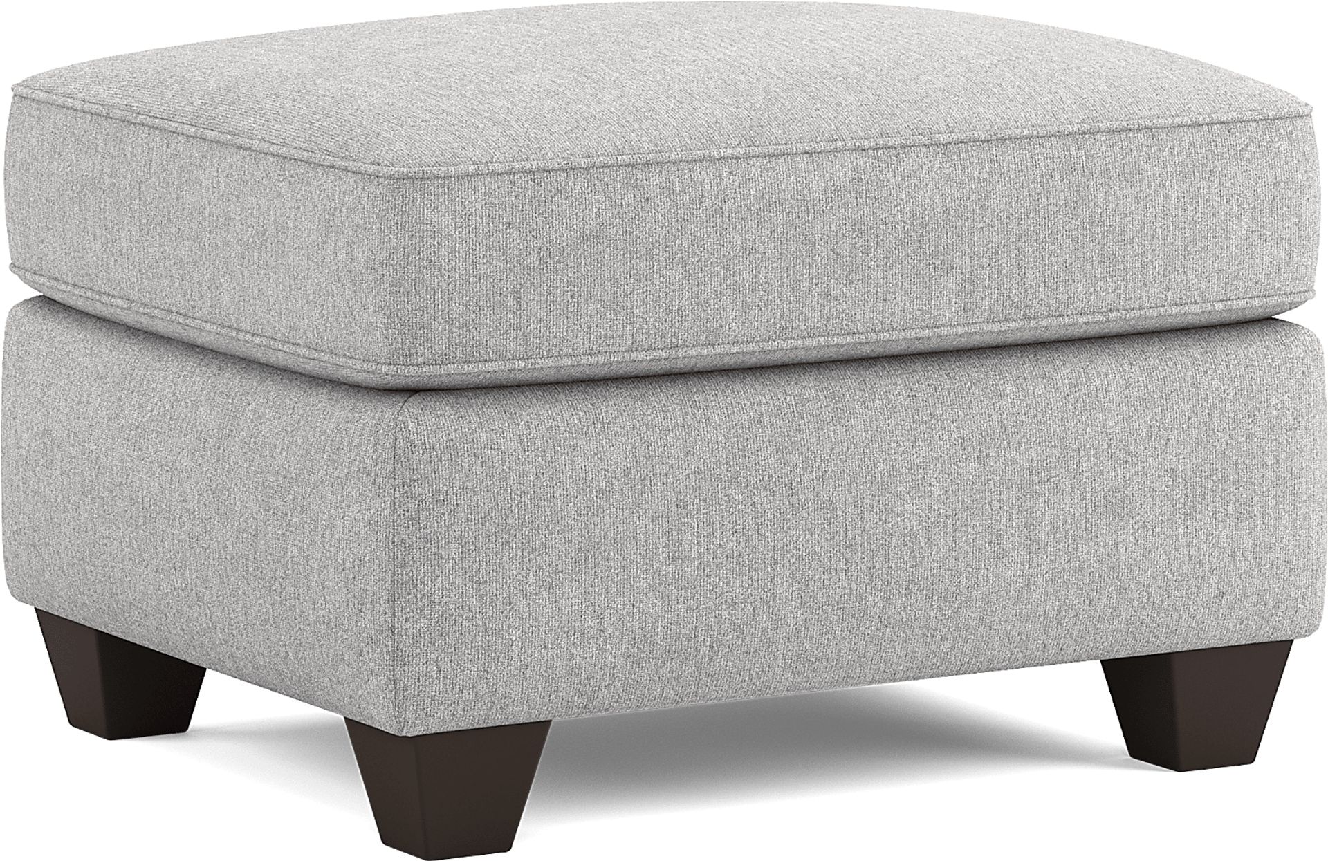 Alanis Bay Gray Ottoman - Image 1