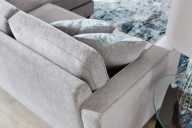 Alanis Bay Gray 4 Pc Sleeper Chaise Living Room Set - Thumbnail - Image 5