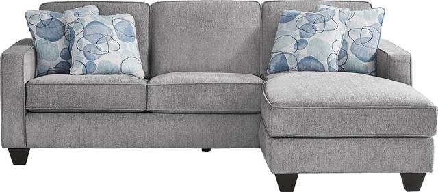 Alanis Bay Gray Sleeper Chaise - Thumbnail - Image 1