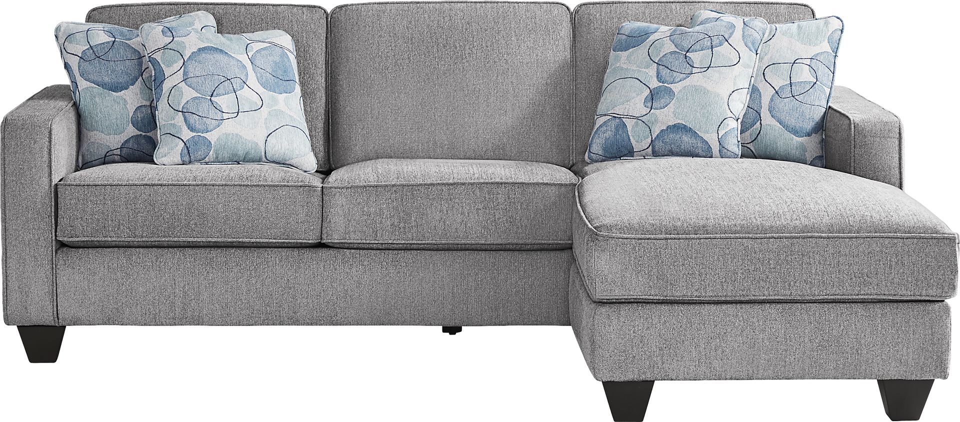 Alanis Bay Gray Sleeper Chaise - Image 1