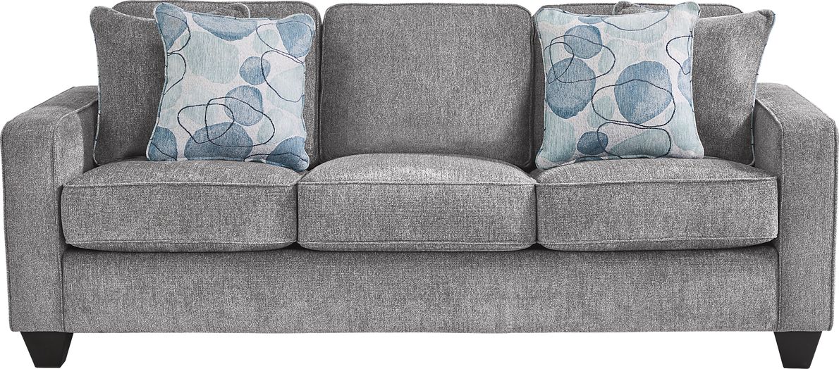 Alanis Bay Gray Woven Sofa - Rooms To Go