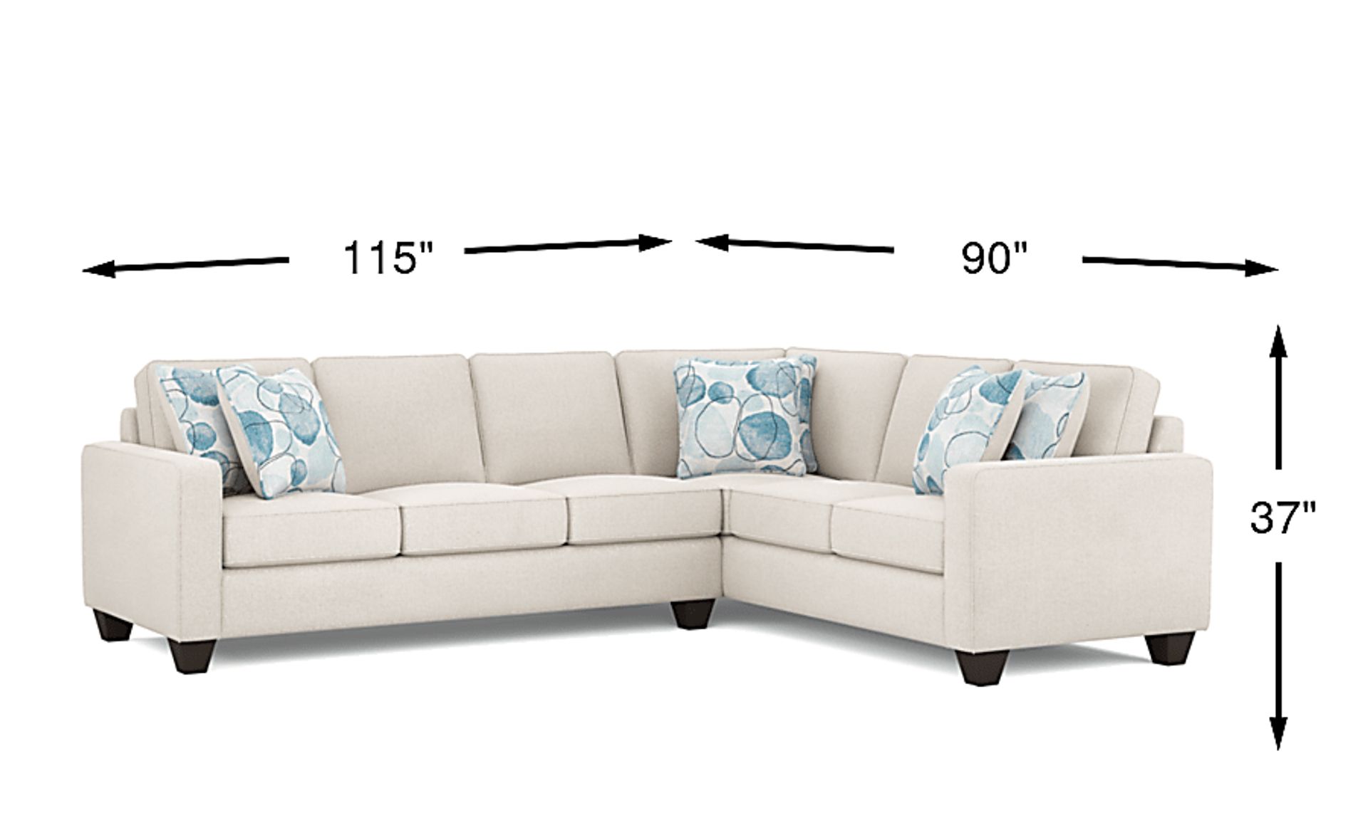 Dimension Image. Please refer to the Dimension Tab on this page for dimension details.