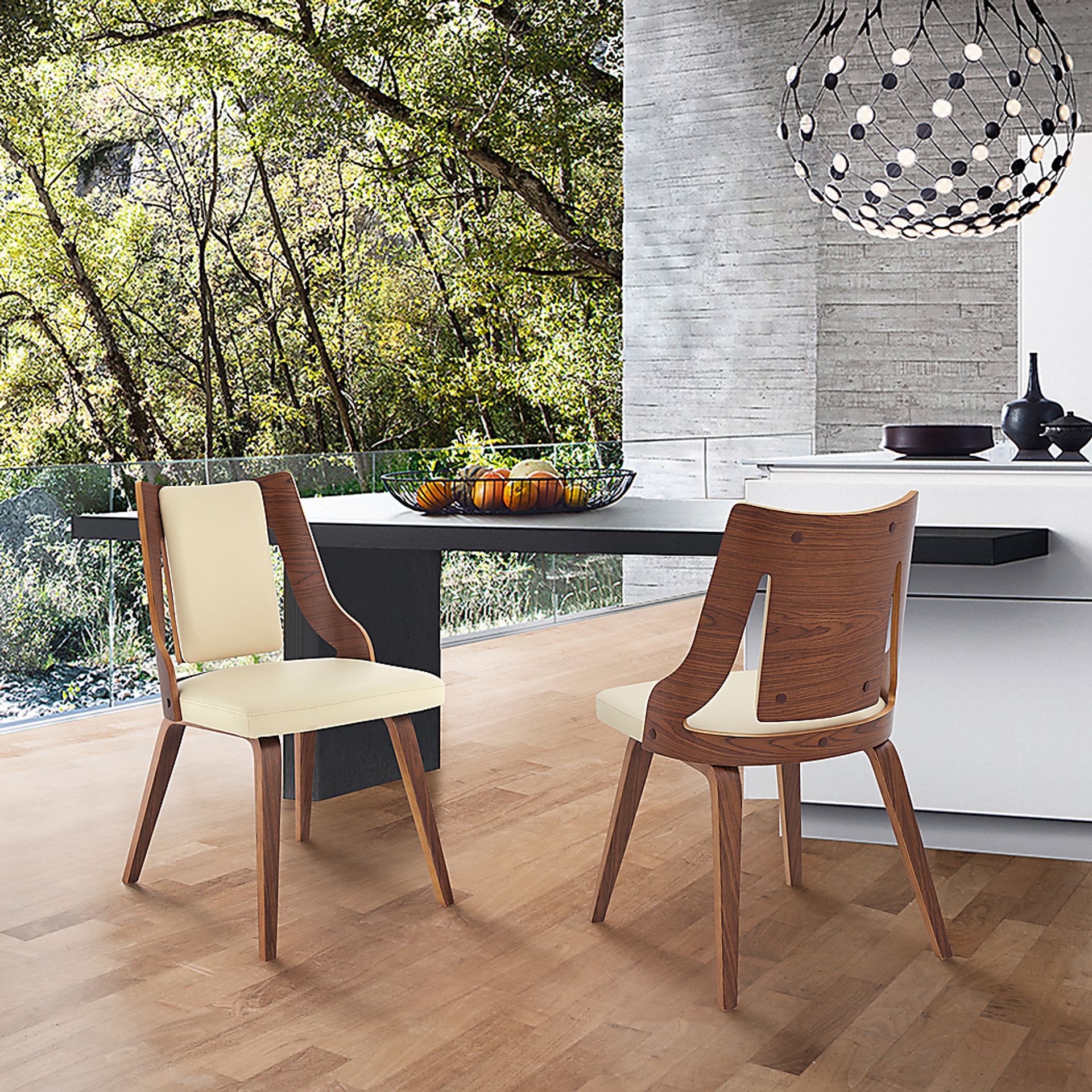 Alanor Cream Dining Chair, Set of 2 - Image 8