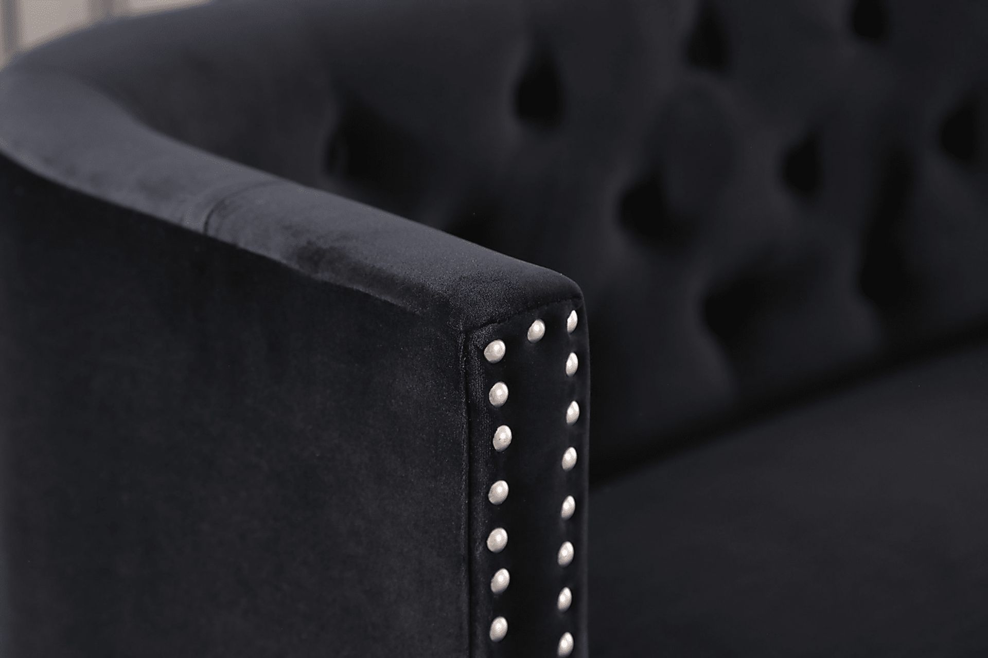 Alanton Black Settee - Image 5