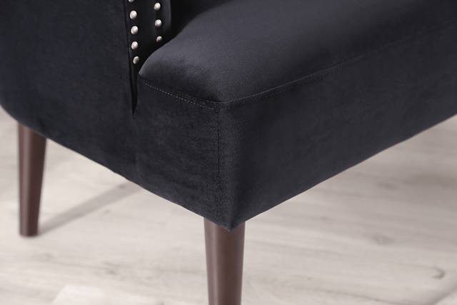 Alanton Black Settee - Thumbnail - Image 11