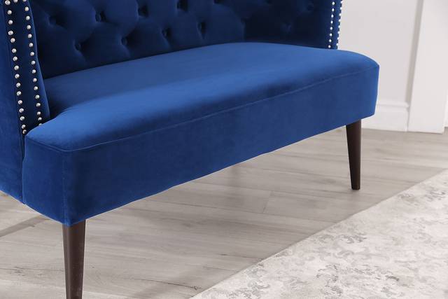 Alanton Blue Settee - Thumbnail - Image 8
