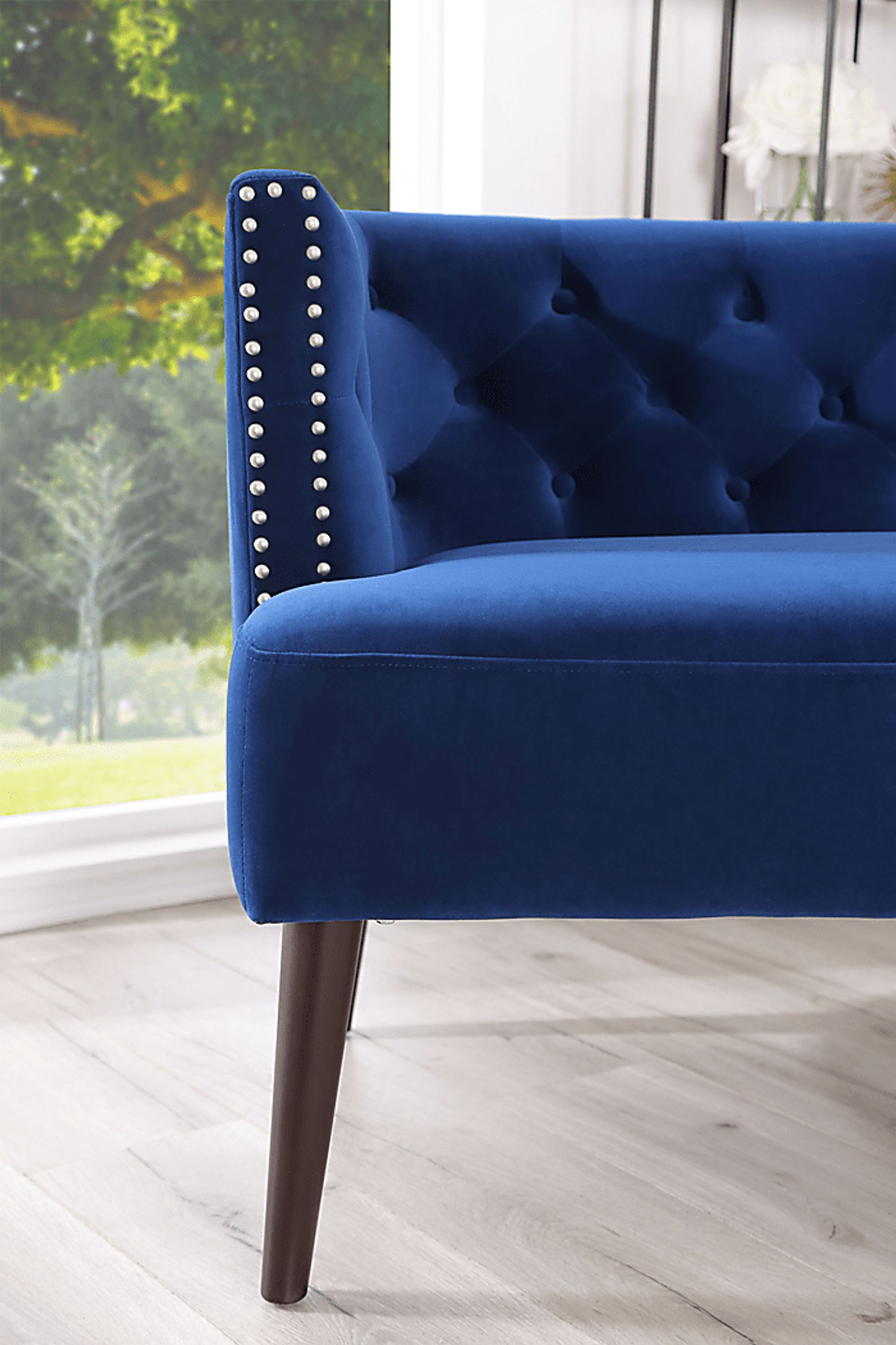 Alanton Blue Settee - Image 10