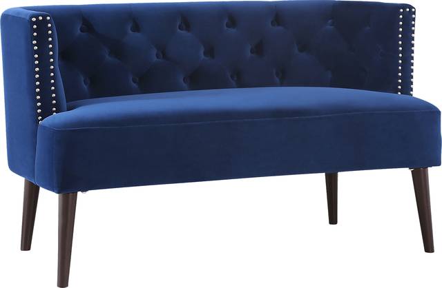Alanton Blue Settee - Thumbnail - Image 1