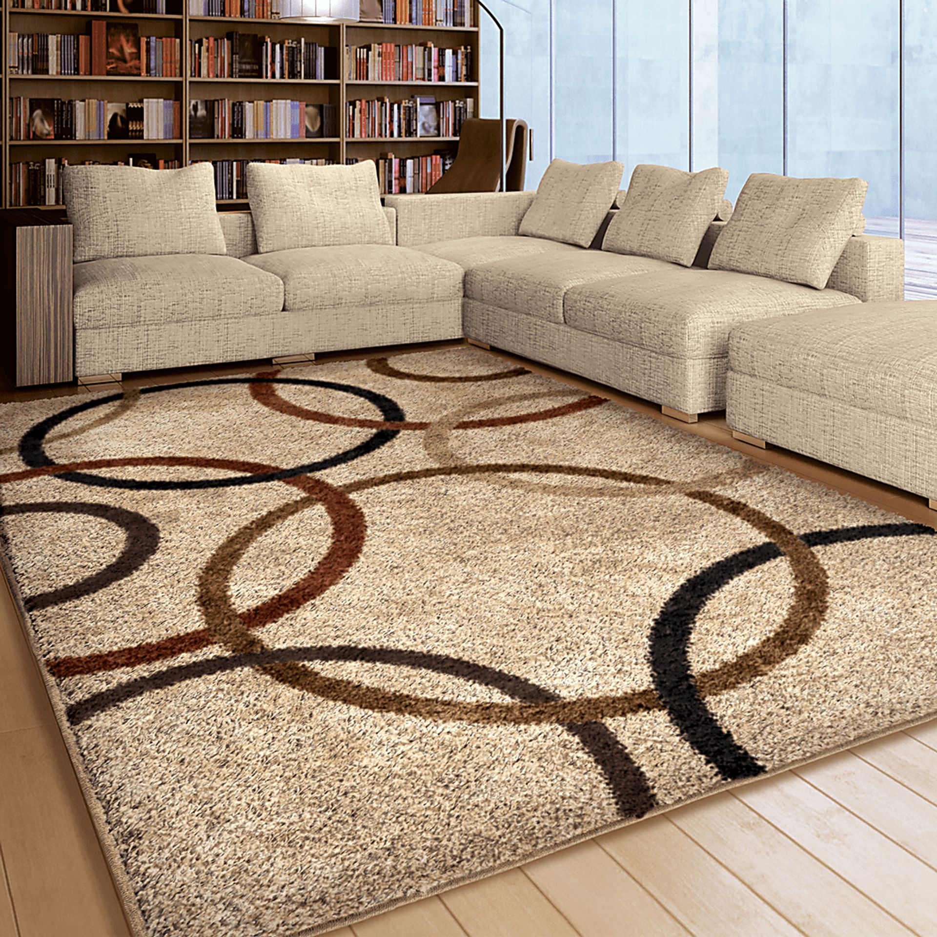 Alari Beige 5'3 x 7'6 Rug - Image 2