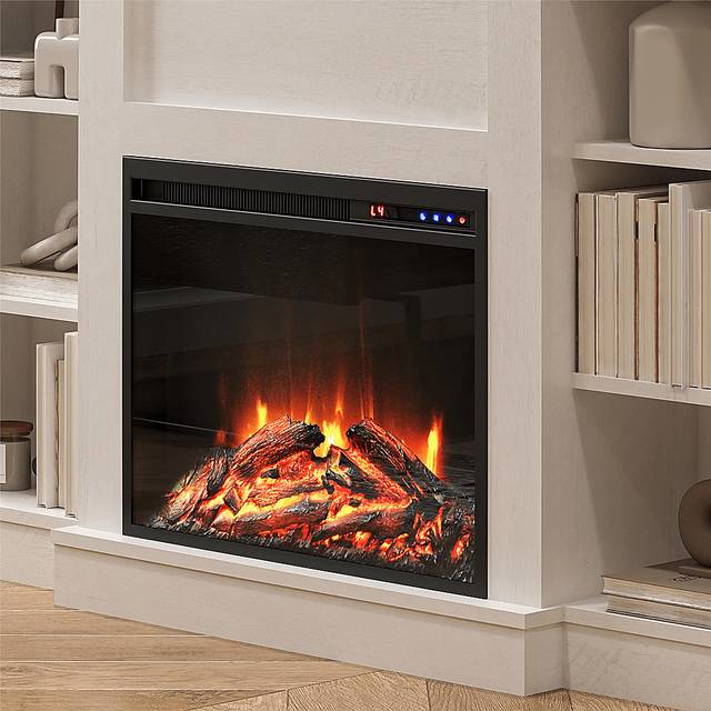Alarice Ivory 61 in. Console with Electric Fireplace - Thumbnail - Image 6