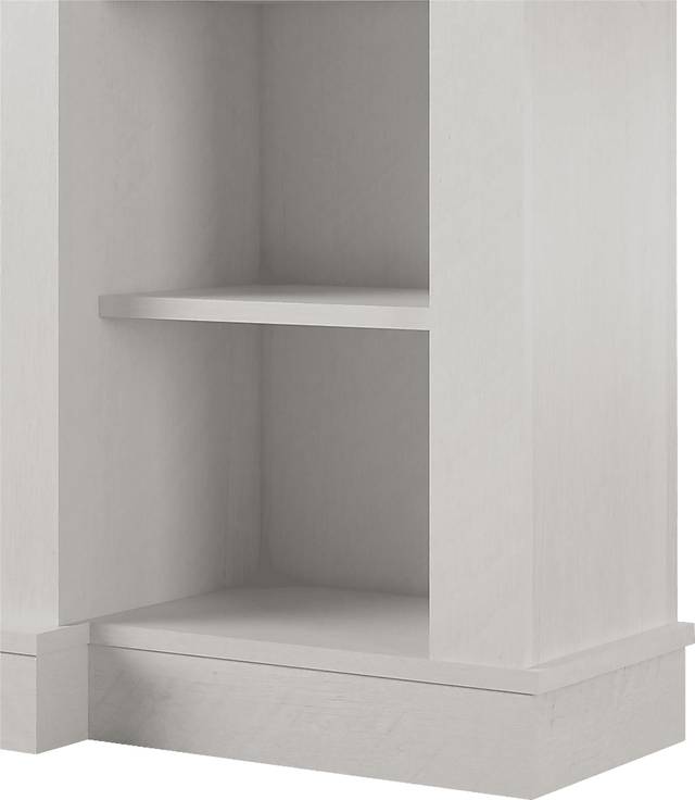 Alarice Ivory 61 in. Console with Electric Fireplace - Thumbnail - Image 7