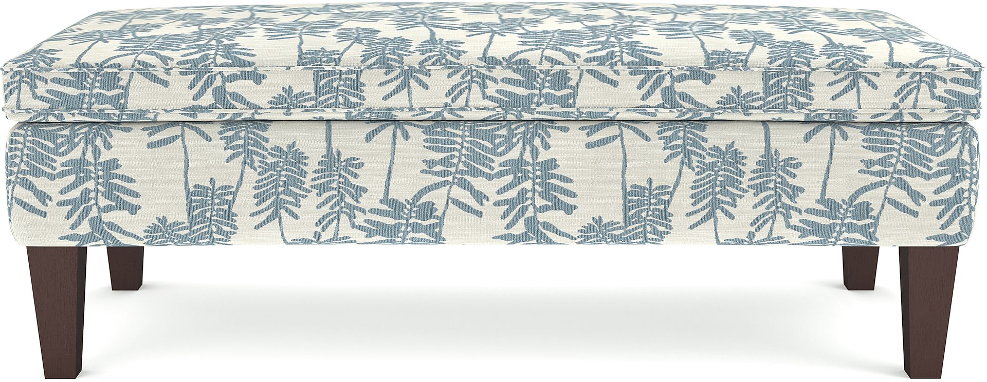 Alasan Blue Storage Ottoman - Image 2
