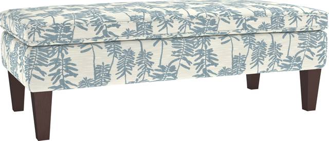 Alasan Blue Storage Ottoman - Thumbnail - Image 1