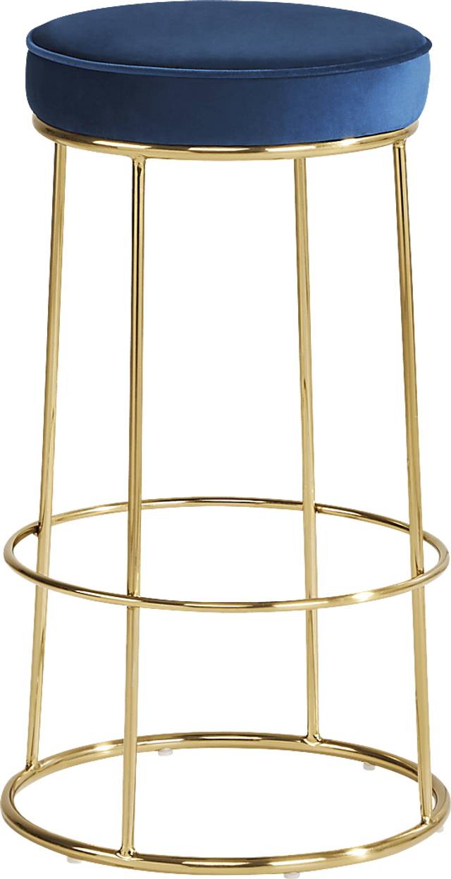 Alastor Blue Barstool - Thumbnail - Image 1