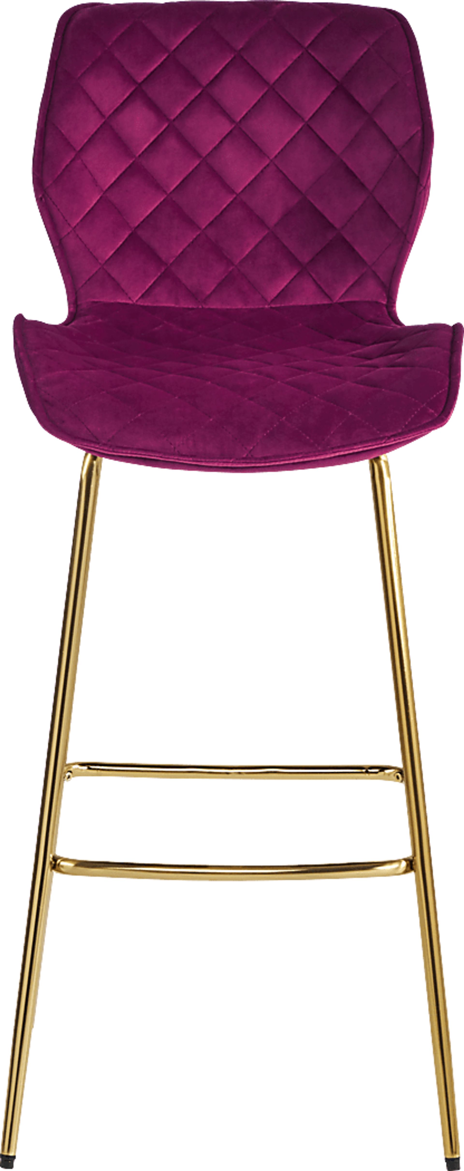 Alastor Burgundy Diamond Barstool - Image 2