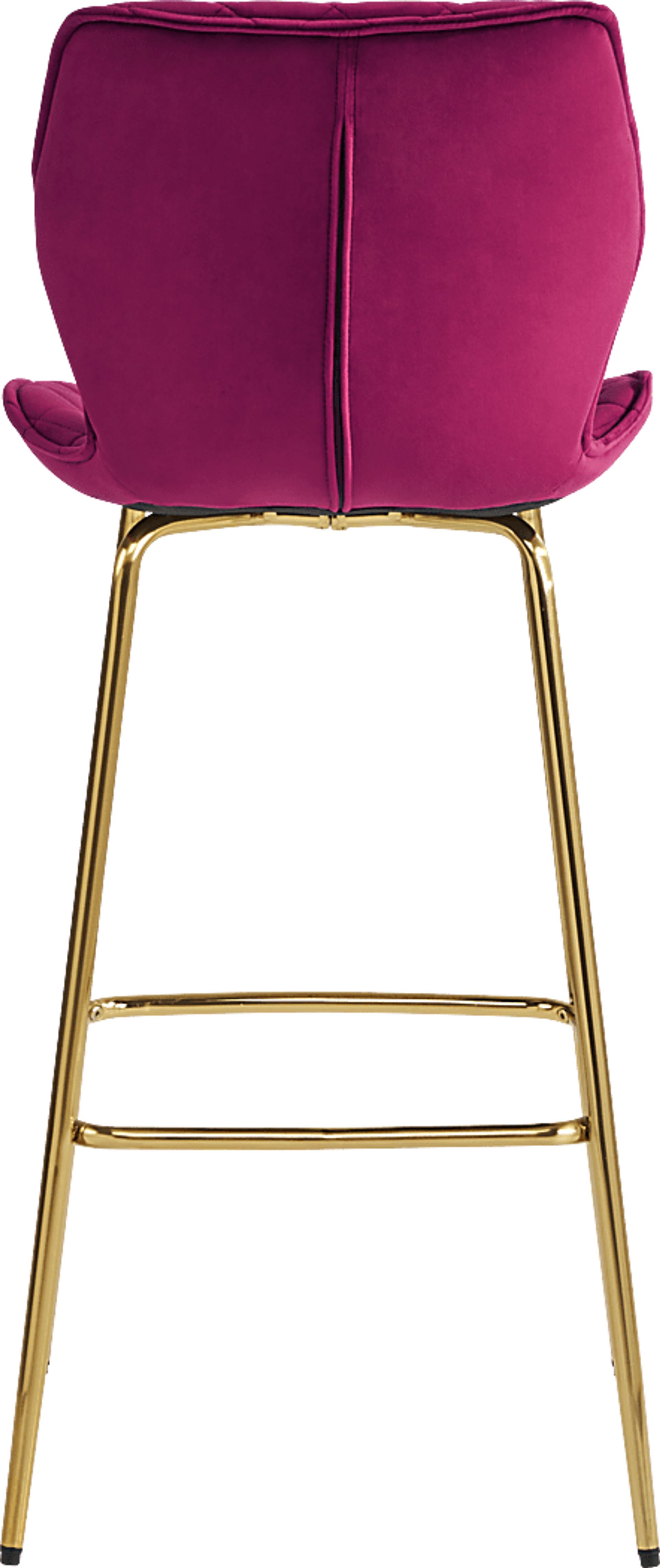 Alastor Burgundy Diamond Barstool - Image 3
