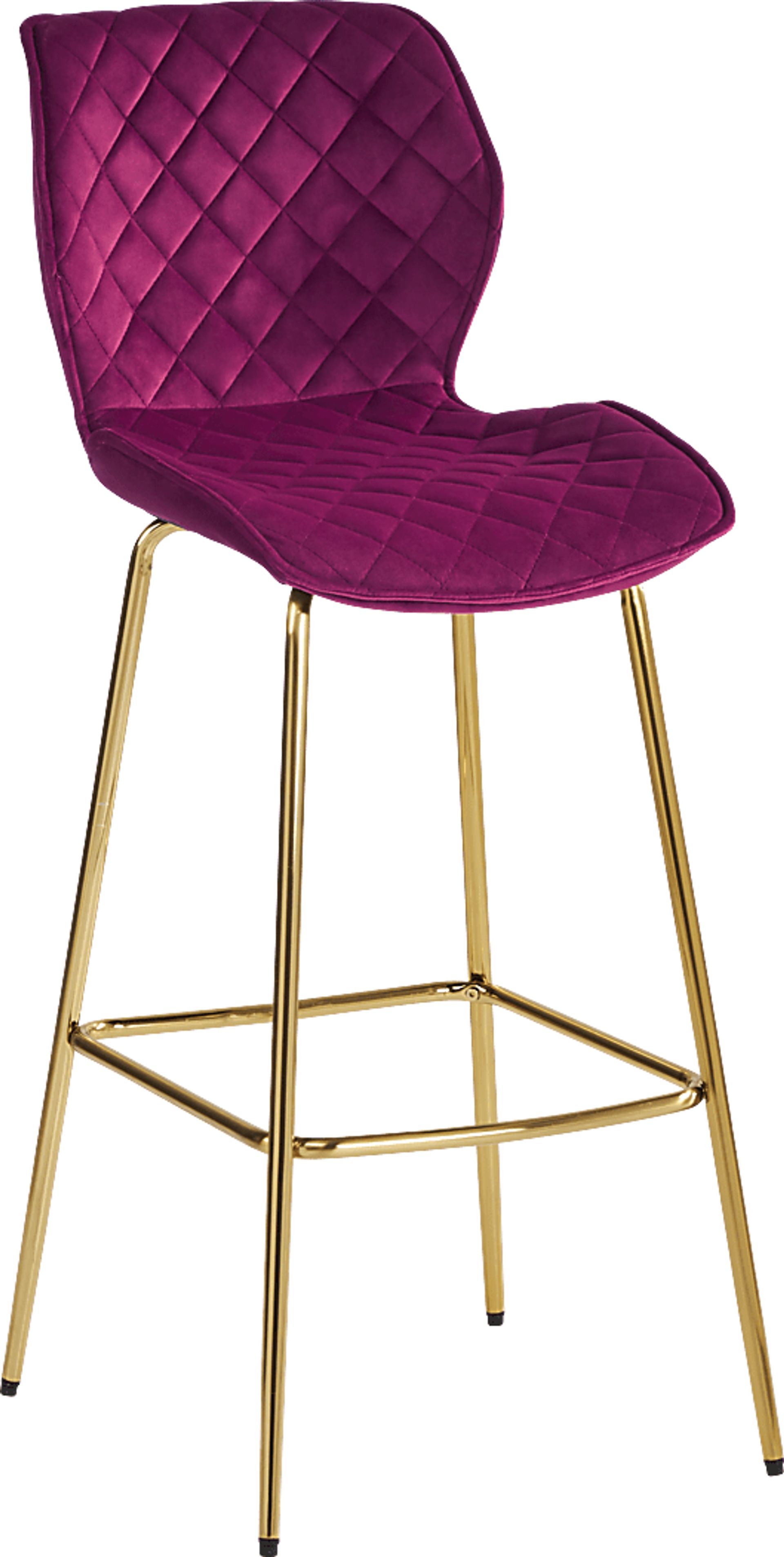 Alastor Burgundy Diamond Barstool - Image 1