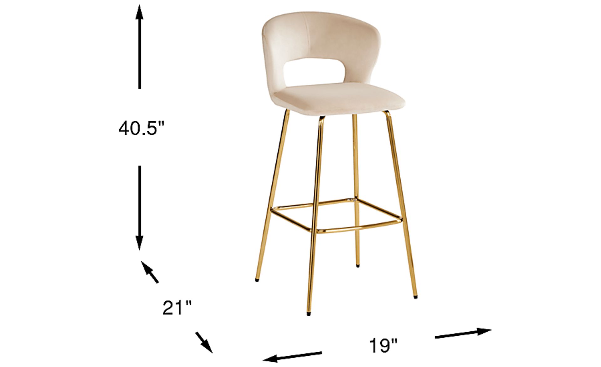 Dimension Image. Please refer to the Dimension Tab on this page for dimension details.